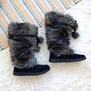 New furry Eddie Bauer boots